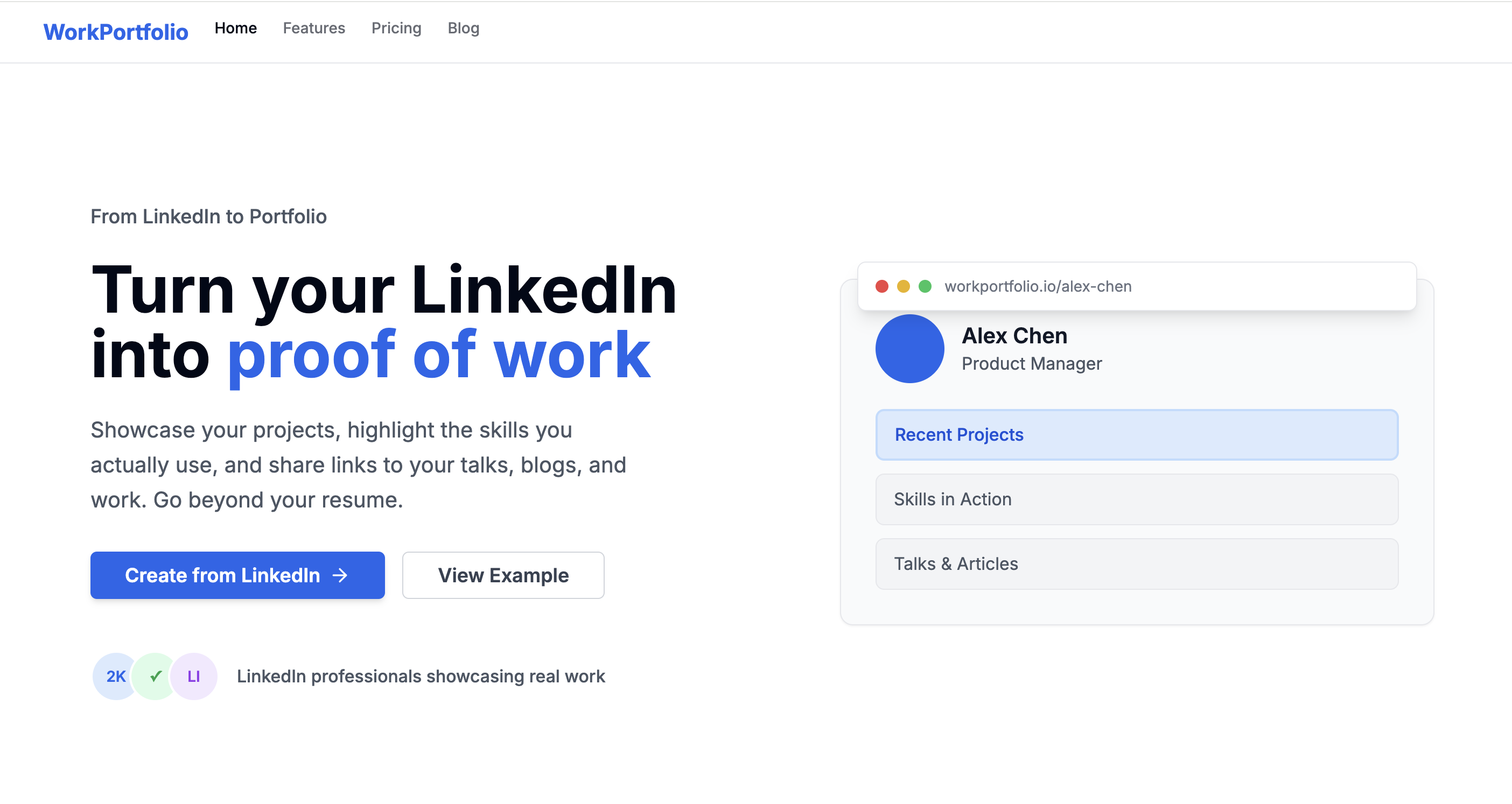 WorkPortfolio preview 1